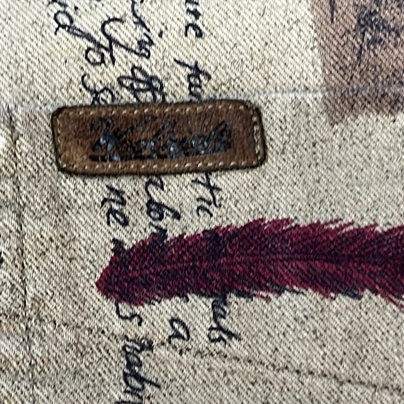 Woolrich EAGLES BIRD flannel shirt men’s XL burgundy feather 90s dad Shirt woods - Picture 13 of 14